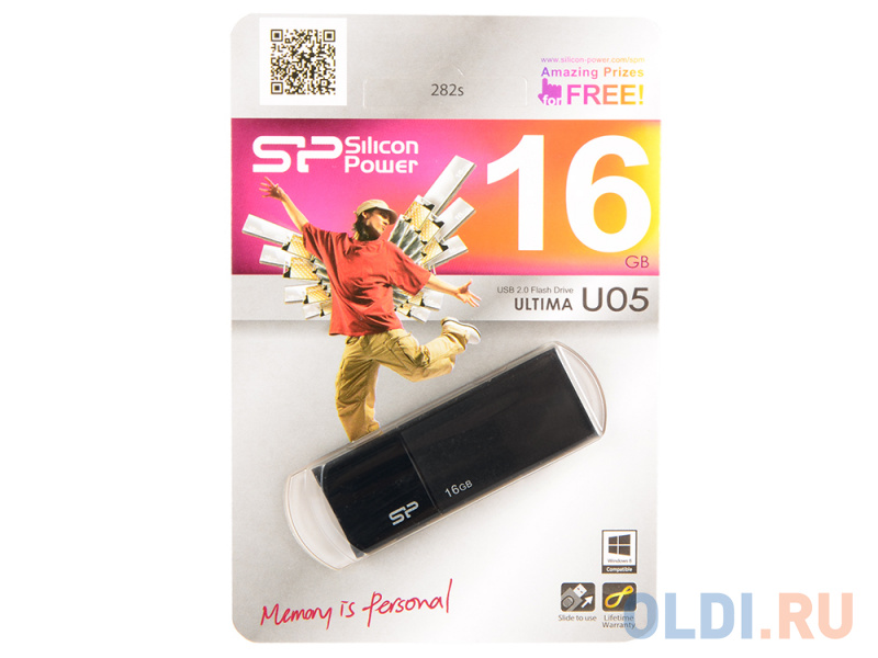 

Флешка USB 16Gb Silicon Power Ultima U05 USB2.0 SP016GBUF2U05V1K черный