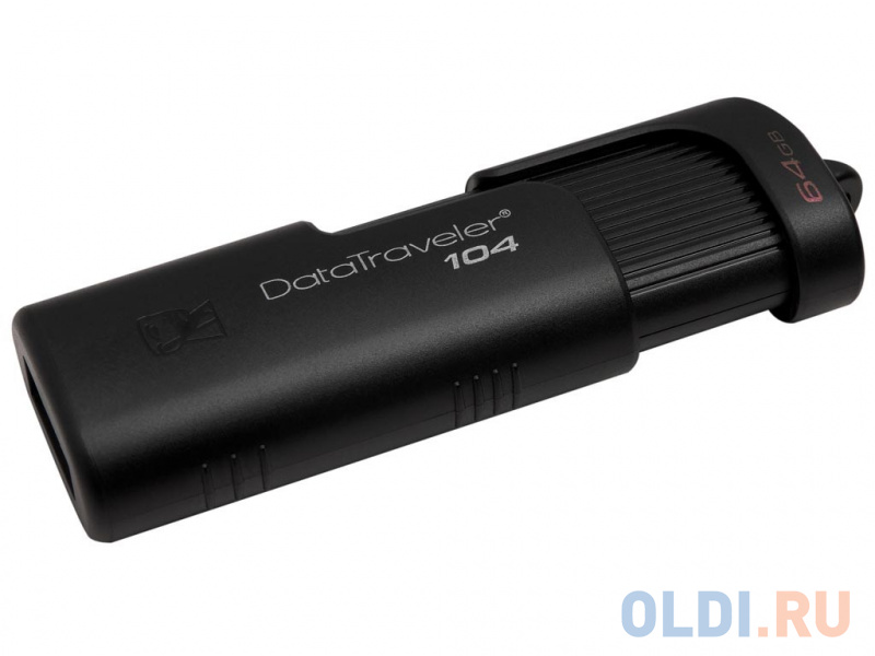 

Внешний накопитель 64GB USB Drive <USB 2.0 Kingston DataTraveler DT104 (DT104/64GB)