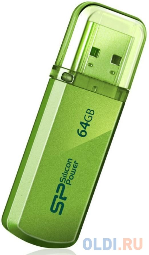 Флешка USB 64GB Silicon Power Helios 101 SP064GBUF2101V1N зеленый жилет спасательный helios юнга р m до 70кг hs lv y 70