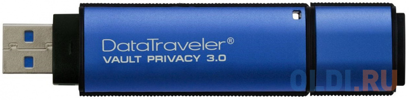 

Внешний накопитель 32Gb USB Drive <USB3.0> Kingston DataTraveler Vault Privacy Datalocker Management Ready,USB3.0 синий <DTVP30DM/32GB