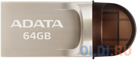 

Внешний накопитель USB 64Gb A-Data UC370 USB3.1/Type-C AUC370-64G-RGD золотистый