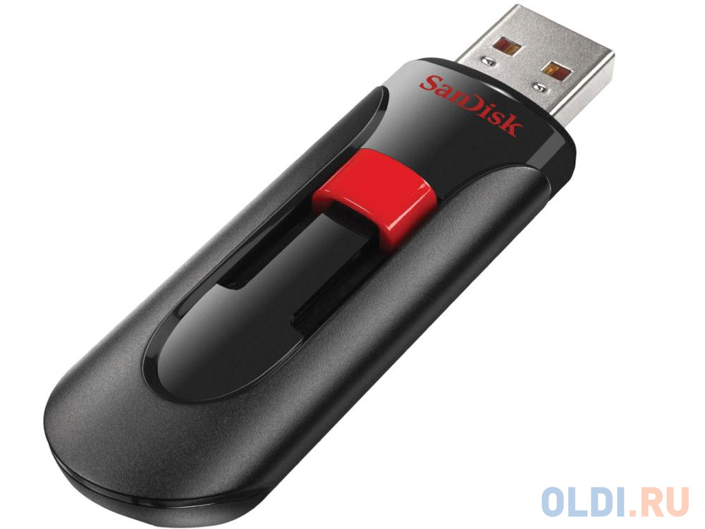 Внешний накопитель 64GB USB Drive  USB 2.0 SanDisk Cruzer Glide (SDCZ60-064G-B35) внешний накопитель 128gb usb drive usb 2 0 sandisk blade sdcz50 128g b35