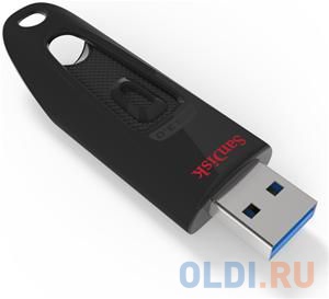 Внешний накопитель 64GB USB Drive <USB 3.0 SanDisk Cruzer Ultra (SDCZ48-064G-U46) флеш накопитель 256gb sandisk cz550 ultra curve usb 3 2