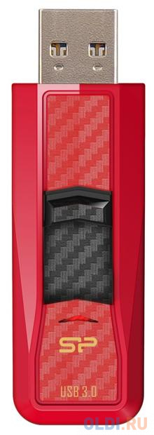   32GB USB Drive   Silicon Power Blaze B50 Red Carbon (SP032GBUF3B50V1R)