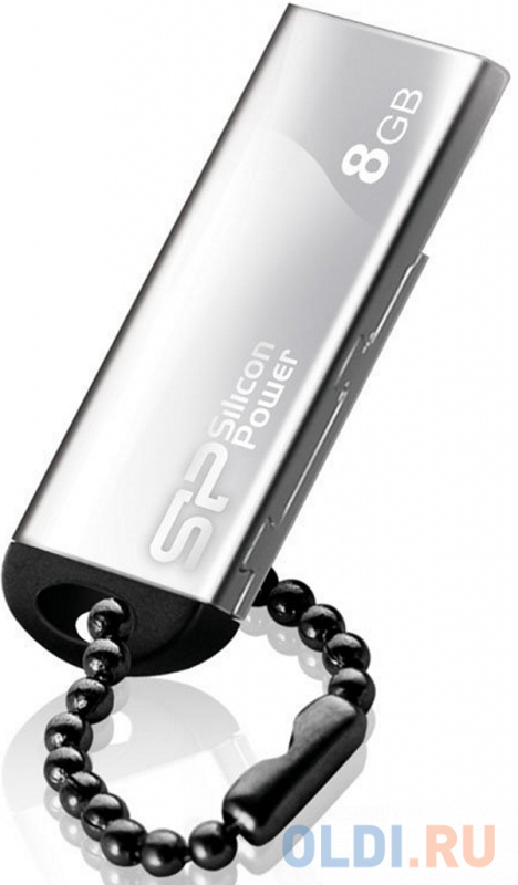 

Внешний накопитель 8GB USB Drive <USB 2.0> Silicon Power Touch 830 Silver (SP008GBUF2830V1S)