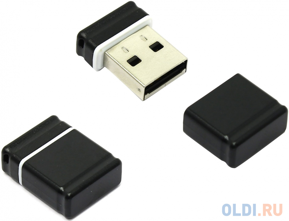 Флешка USB 16Gb QUMO NanoDrive USB2.0 черный QM16GUD-NANO-B фото