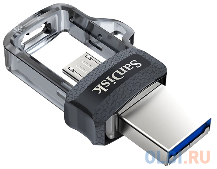 Флешка 32Gb SanDisk SDDD3-032G-G46 USB 3.1 microUSB черный