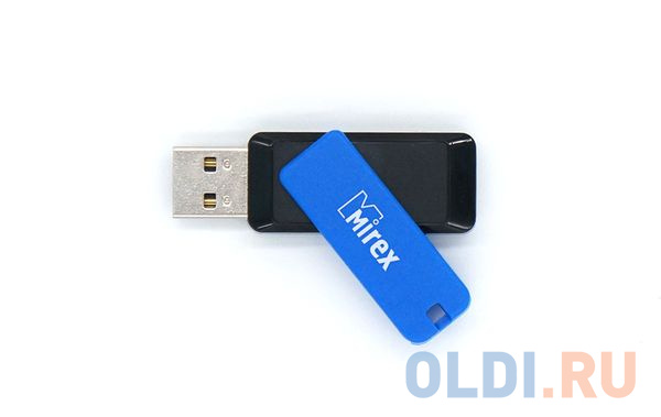 Флеш накопитель 8GB Mirex City, USB 2.0, Синий флеш накопитель 16gb mirex city usb 2 0 синий