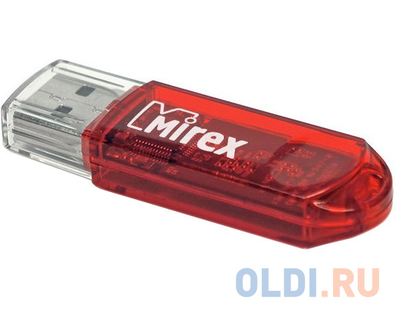 Флеш накопитель 16GB Mirex Elf, USB 2.0, Красный фото
