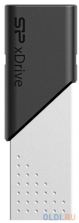 

Флеш Диск Silicon Power 64Gb Jewel Z50 SP064GBLU3Z50V1S USB3.1 серебристый/черный