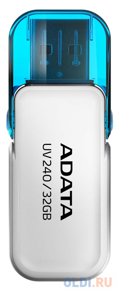 Флешка 32Gb A-Data UV240 USB 2.0 белый AUV240-32G-RWH - фото 1