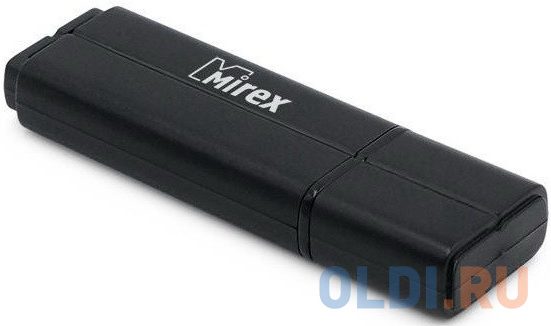 Флеш накопитель 64GB Mirex Line, USB 2.0, Черный флеш накопитель 32gb mirex line usb 2 0 белый
