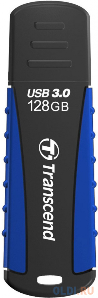 Флешка 128Gb Transcend JetFlash 810 USB 3.0 синий черный TS128GJF810 - фото 1
