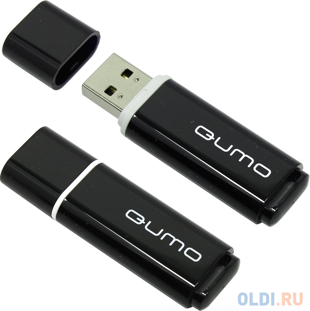 Флешка 8Gb QUMO QM8GUD-OP1-black USB 2.0 черный - фото 3