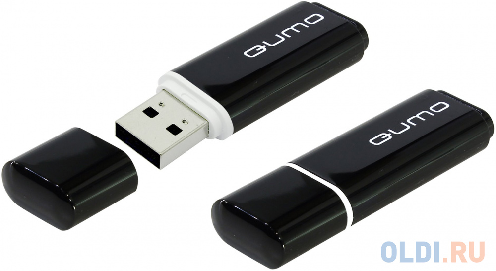 Флешка 8Gb QUMO QM8GUD-OP1-black USB 2.0 черный от OLDI