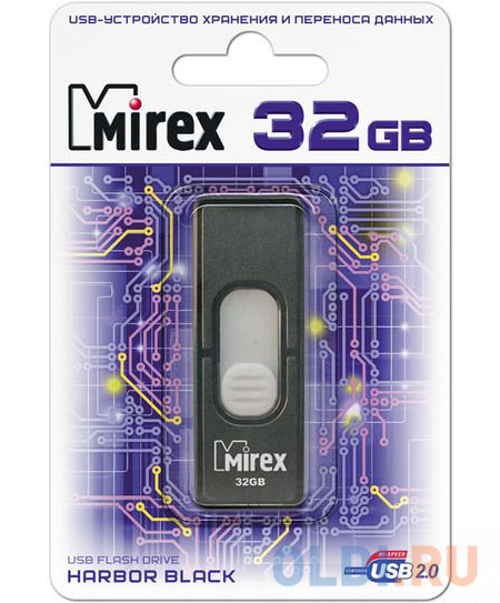 Флешка 32Gb Mirex Harbor USB 2.0 черный 13600-FMUBHB32