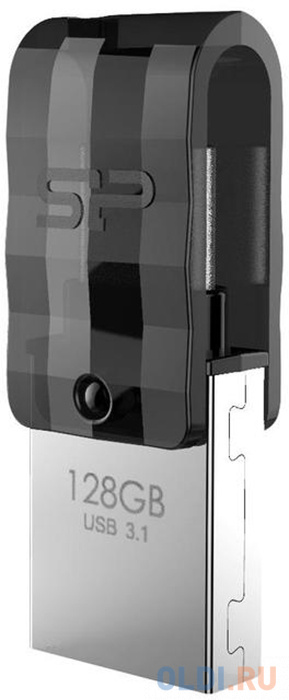 Флешка 128Gb Silicon Power SP128GBUC3C31V1K USB 3.1 USB Type-C черный флешка usb 8gb silicon power touch t08 sp008gbuf2t08v1w белый