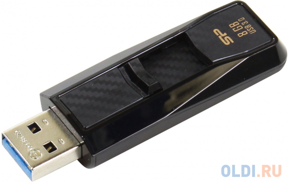Флешка USB 8Gb Silicon Power Blaze B50 SP008GBUF3B50V1K черный - фото 1