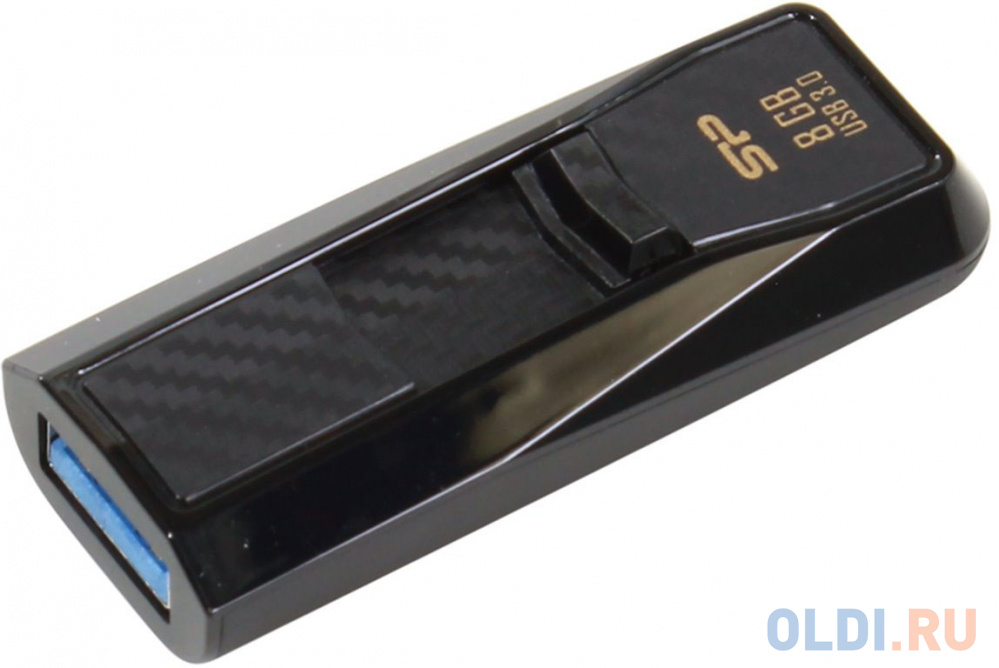 Флешка USB 8Gb Silicon Power Blaze B50 SP008GBUF3B50V1K черный - фото 2