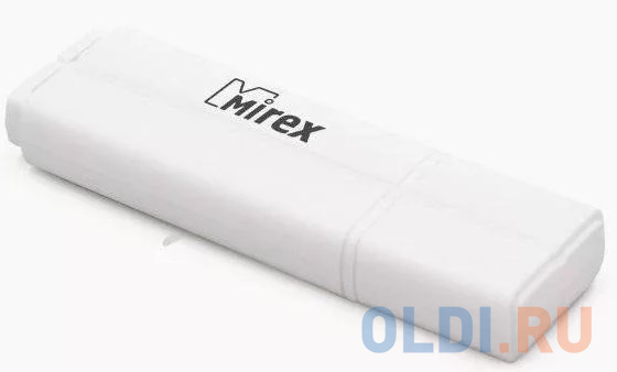 Флеш накопитель 32GB Mirex Line, USB 2.0, Белый флеш накопитель 16gb mirex shot usb 2 0 белый