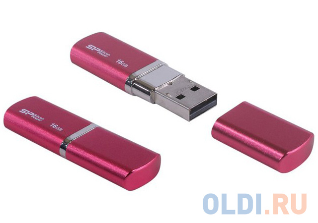 Флешка USB 64GB Silicon Power LuxMini 720 SP064GBUF2720V1H розовый фото