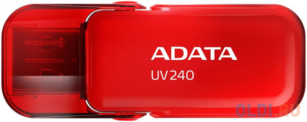 Флешка 32Gb A-Data UV240 USB 2.0 красный AUV240-32G-RRD - фото 1
