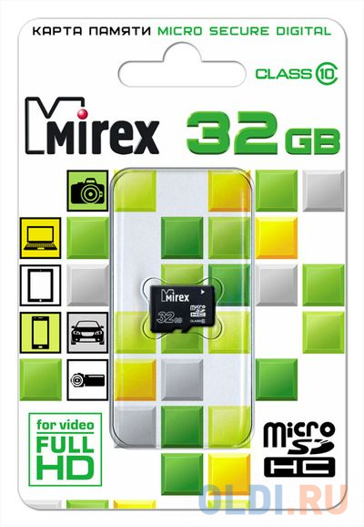 Флешка 32Gb Mirex 13612-MC10SD32 кардридер черный фото