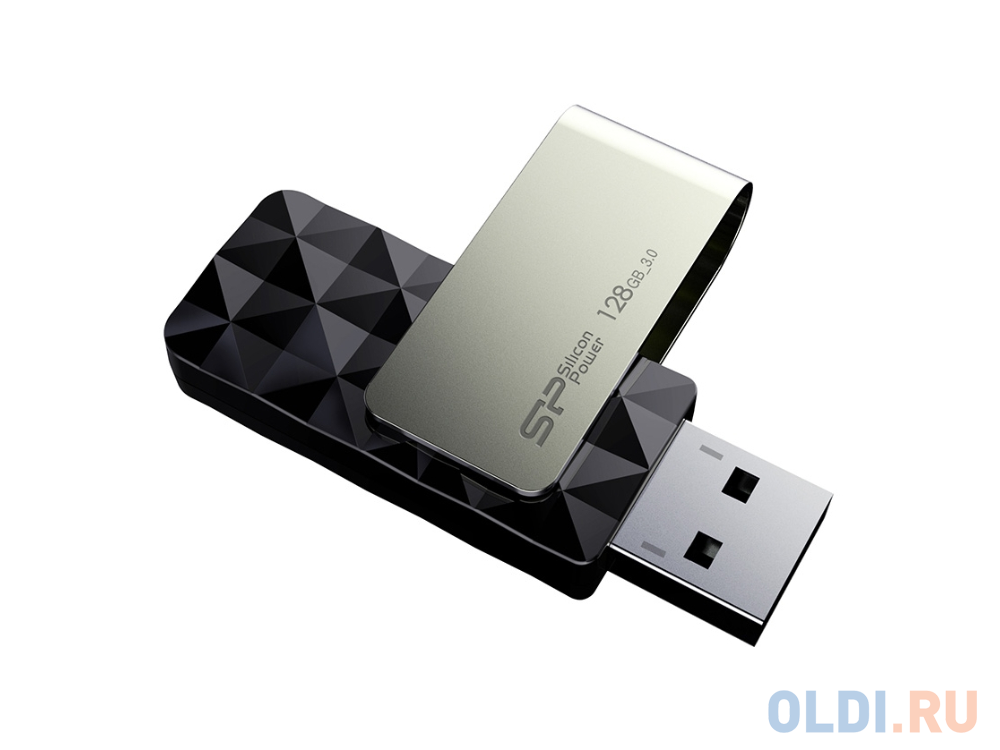 Флешка USB 128Gb Silicon Power Blaze B20 USB3.0 SP128GBUF3B20V1K черный