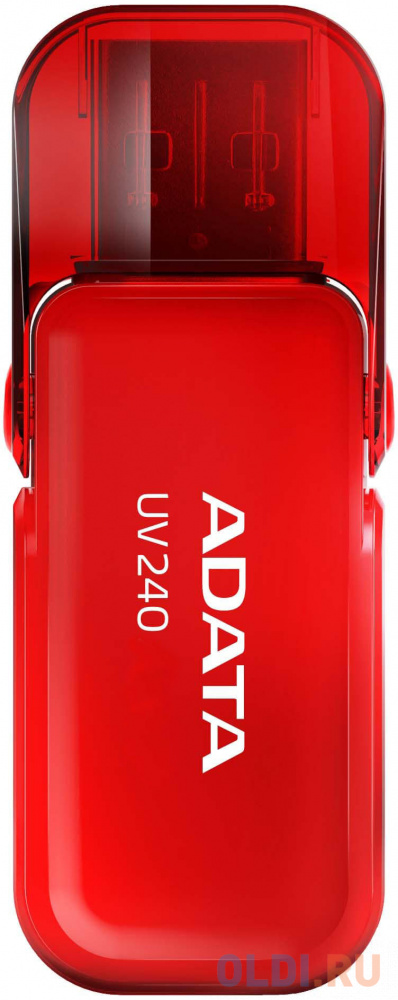 A-DATA Flash Drive 16Gb UV240 AUV240-16G-RRD {USB2.0, Red} - фото 1