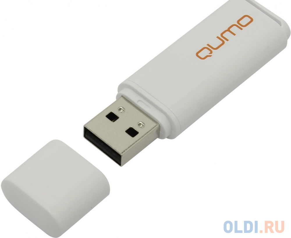 Флешка 8Gb QUMO Optiva 01 USB 2.0 белый QM8GUD-OP1-white - фото 2