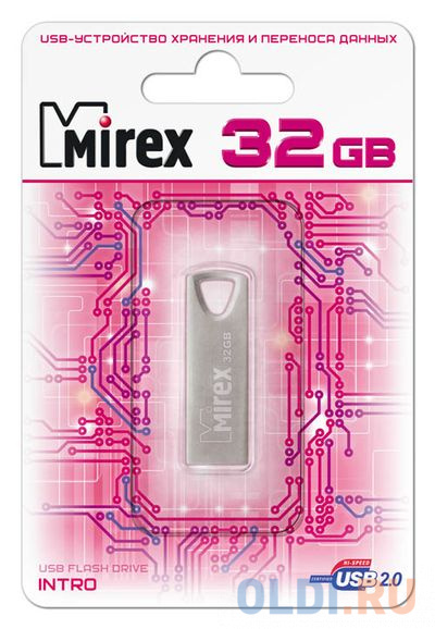 Флеш накопитель 32GB Mirex Intro, USB 2.0 фото