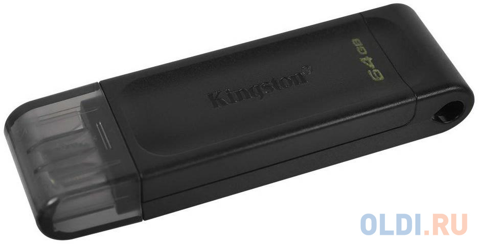 Флешка 64Gb Kingston DT70/64GB USB 3.0 черный DT70/64GB DT70/64GB - фото 2