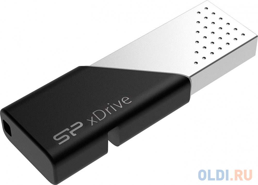 

Флеш Диск Silicon Power 32Gb Jewel Z50 SP032GBLU3Z50V1S USB3.1 серебристый/черный