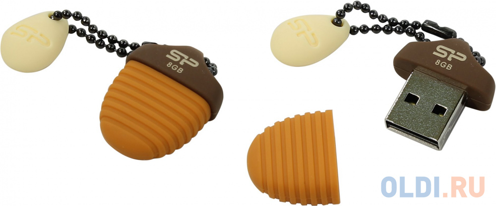

Флешка USB 8Gb Silicon Power Mobile T30 SP008GBUF2T30V1E коричневый
