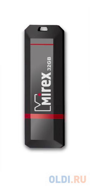 Флеш накопитель 32GB Mirex Knight, USB 2.0, Черный