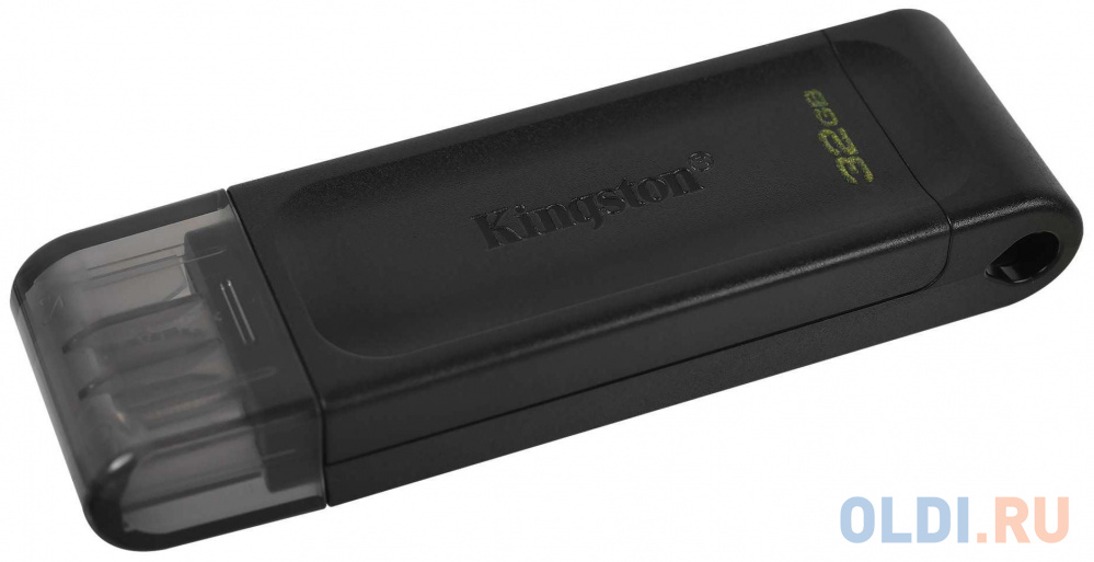 Флешка 32Gb Kingston DataTraveler USB Type-C черный Kingston 32GB USB-C 3.2 Gen 1 DataTraveler 70 EAN: 740617305234 - фото 2