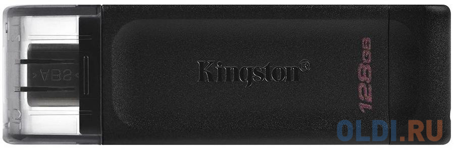 Флешка 128Gb Kingston DataTraveler 70 USB Type-C черный Kingston 128GB USB-C 3.2 Gen 1 DataTraveler 70 EAN: 740617305371 - фото 1