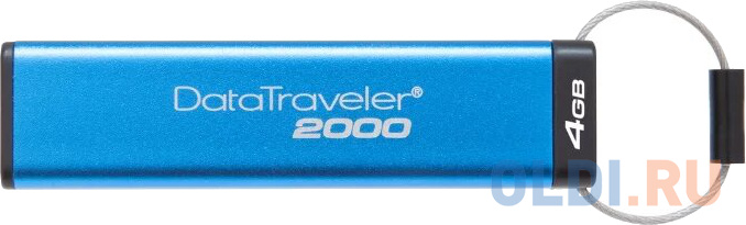 Внешний накопитель 4GB USB Drive &lt;USB 3.1&gt; Kingston DataTraveler DT2000 с алфавитно-цифровой клавиатурой (DT2000/4GB) от OLDI