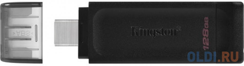 Флешка 128Gb Kingston DataTraveler 70 USB Type-C черный фото