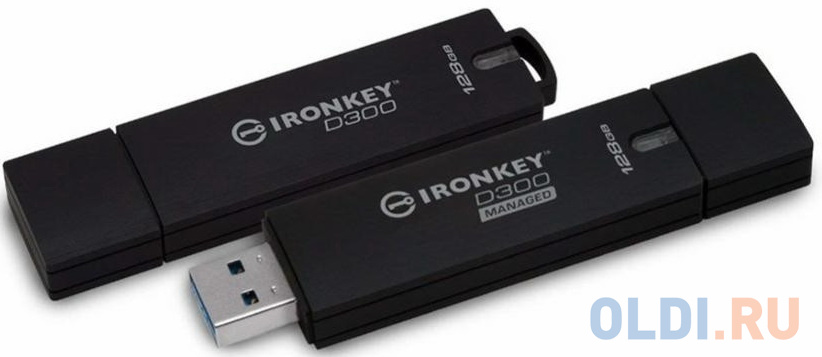 Флешка 16Gb Kingston IronKey D300S Basic USB 3.1 черный