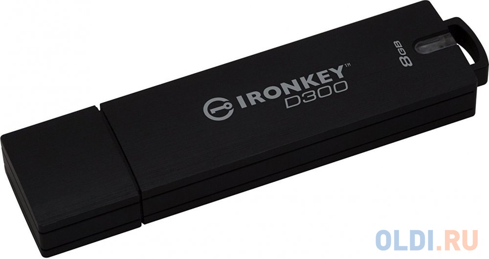 Флешка 8Gb Kingston IronKey D300S Basic USB 3.1 черный