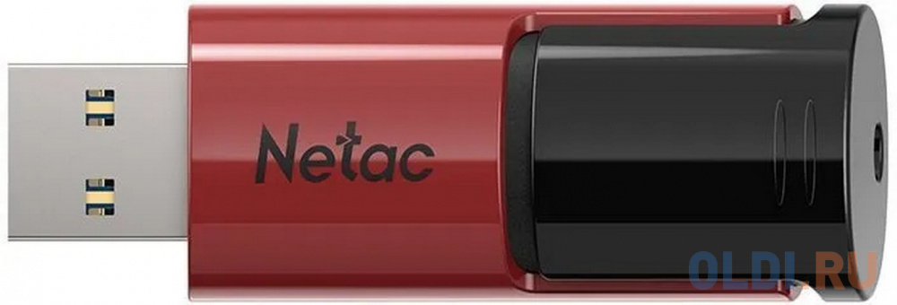 Флешка 32Gb Netac U182 USB 3.0 красный черный