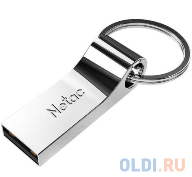 Флеш Диск Netac U275 16Gb , USB2.0, с кольцом, металлическая