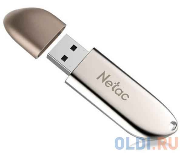 Флешка 32Gb Netac U352 USB 3.0 USB Type-C серебристый