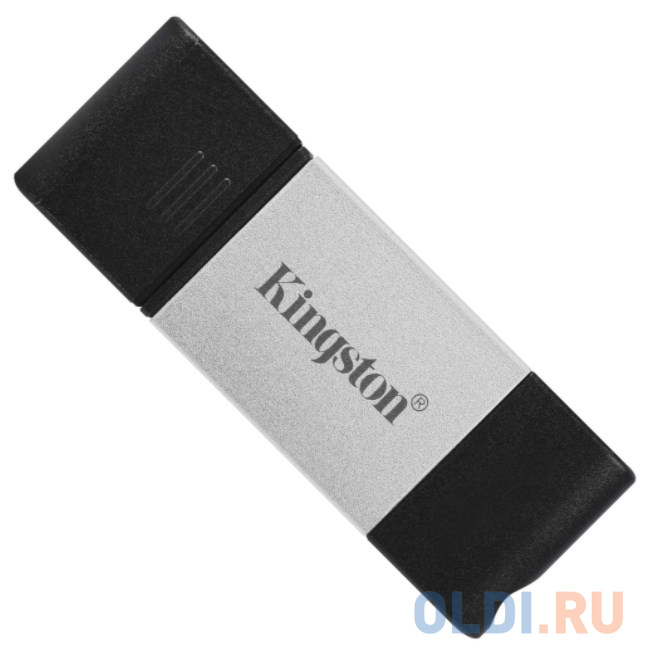 

Флешка 128Gb Kingston DataTraveler DT80 USB C 3.2 gen1 серебристый черный