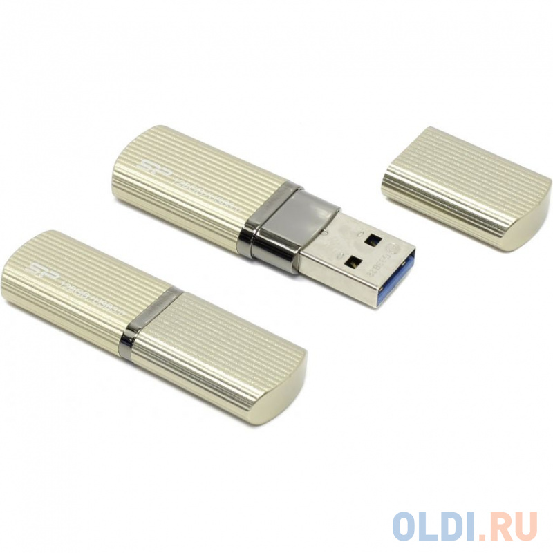 

Внешний накопитель 128GB USB Drive <USB 3.0 Silicon Power Marvel M50 Champagne (SP128GBUF3M50V1C)