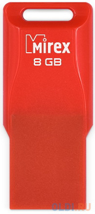 Флеш накопитель 8GB Mirex Mario, USB 2.0, Красный фото