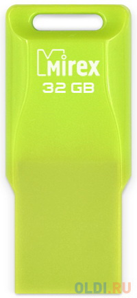 Флеш накопитель 32GB Mirex Mario, USB 2.0, Зеленый фото