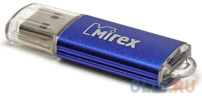 Флешка 32Gb Mirex Unit USB 2.0 синий 13600-FMUAQU32 флешка 512gb netac nt03u182n 512g 30bl usb 3 0 белый синий