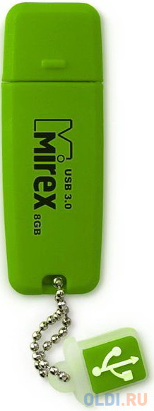 Флеш накопитель 8GB Mirex Chromatic, USB 2.0, Зеленый фото
